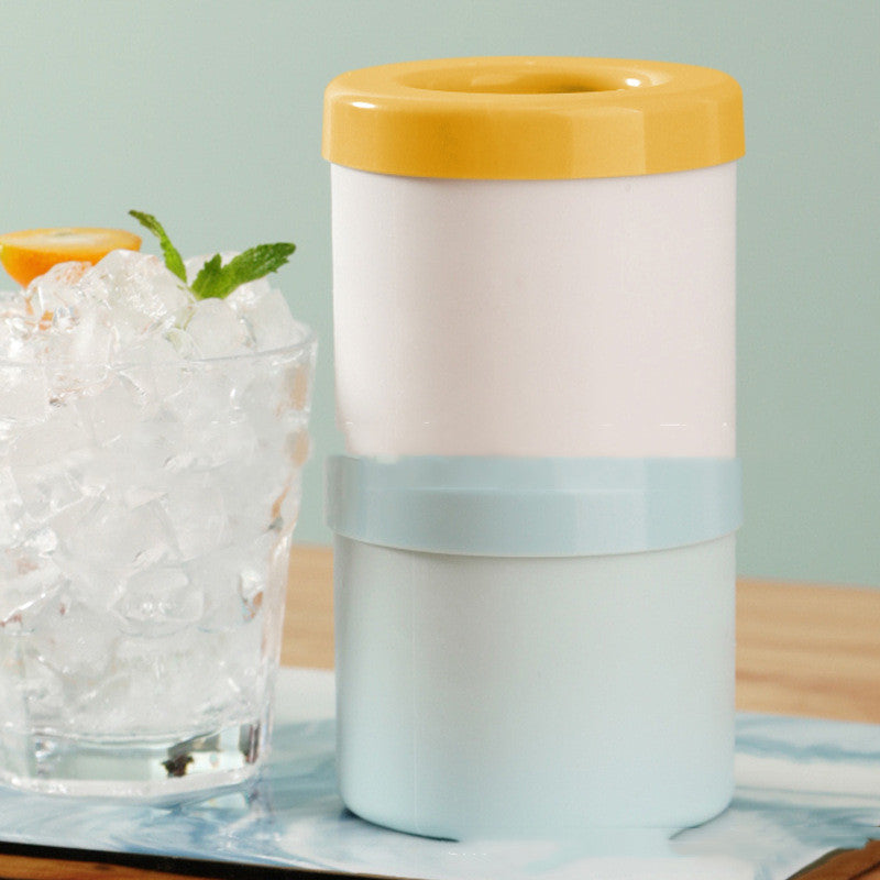 Portable 2 In 1 Ice Bucket Mold With Lid Space