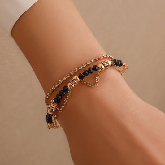 Bracelets Ethnic Style Beaded Diamond
