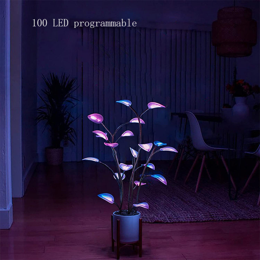 Plant Lamp LED Night Lights Artificial Houseplant Bonsai