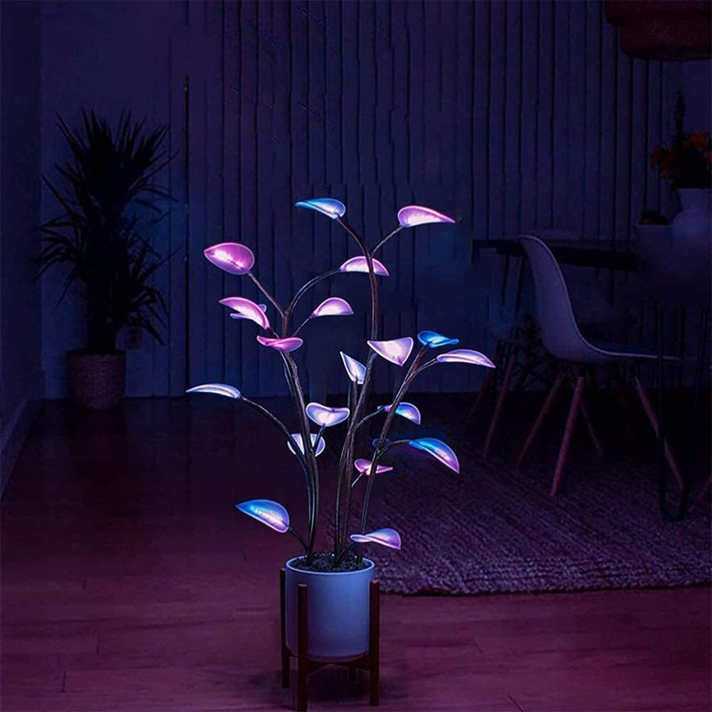 Plant Lamp LED Night Lights Artificial Houseplant Bonsai