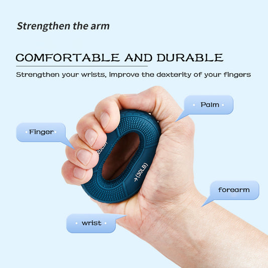 Hand Grip Strengthener, Grip Strength Trainer And Finger Exerciser Silicone