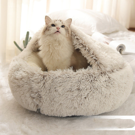 2 In 1 Dog And Cat Bed Pet Winter Bed