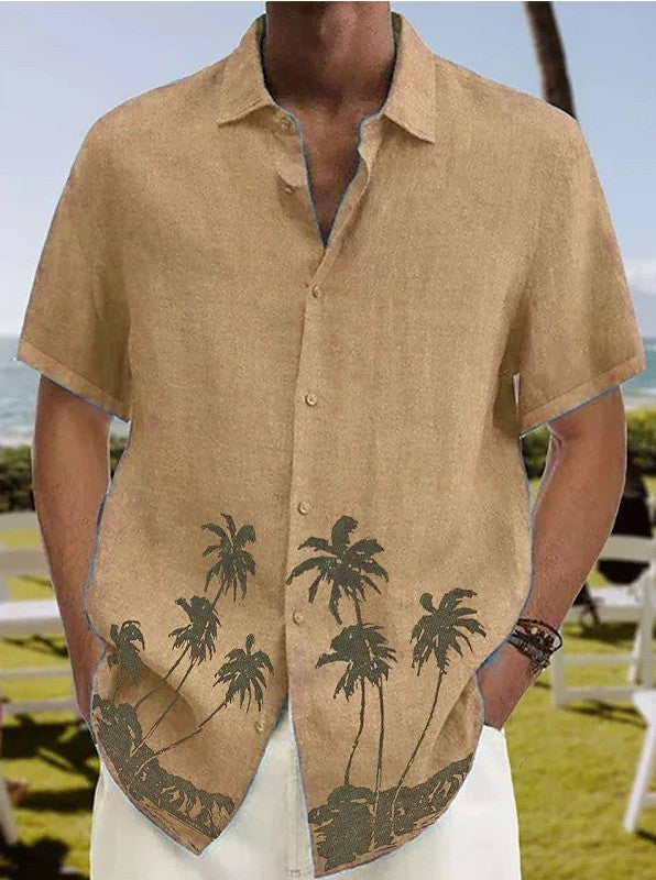 Men's Summer Fashion Trend Beach Casual Short Sleeve