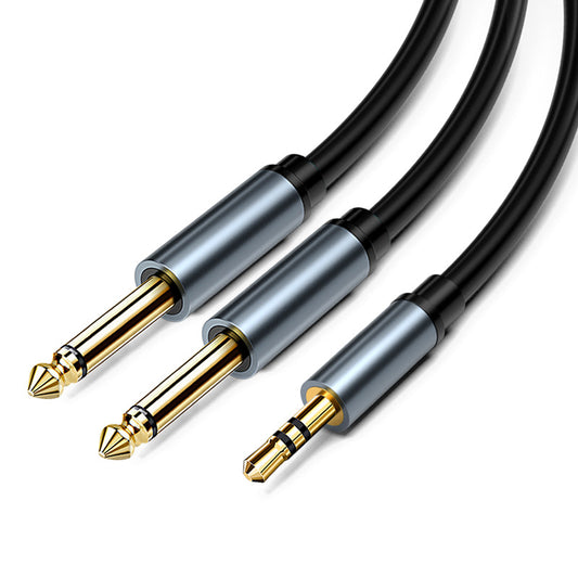 3.5 To 6.5 Audio Cable, Two-core One-to-two Male-to-male