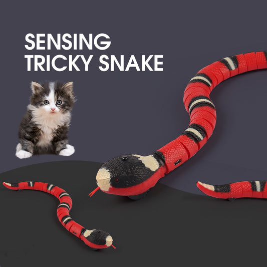 Smart Sensing Interactive Cat Toys Automatic Eletronic Snake